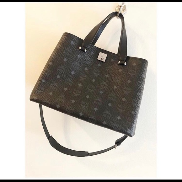 Authentic MCM Black Leather Bag/Purse - Picture 2 of 8